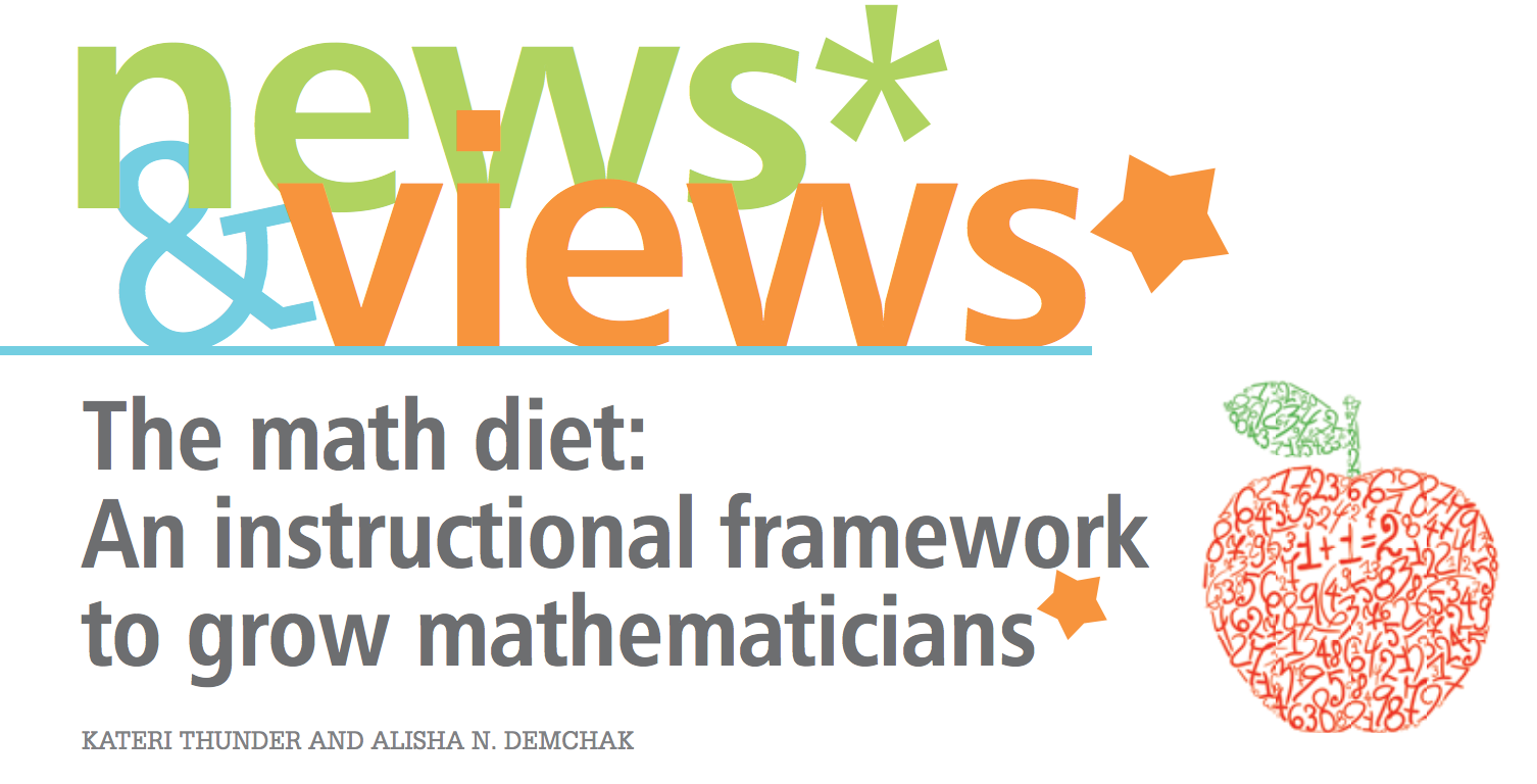 The Math Diet in Teaching Children Mathematics